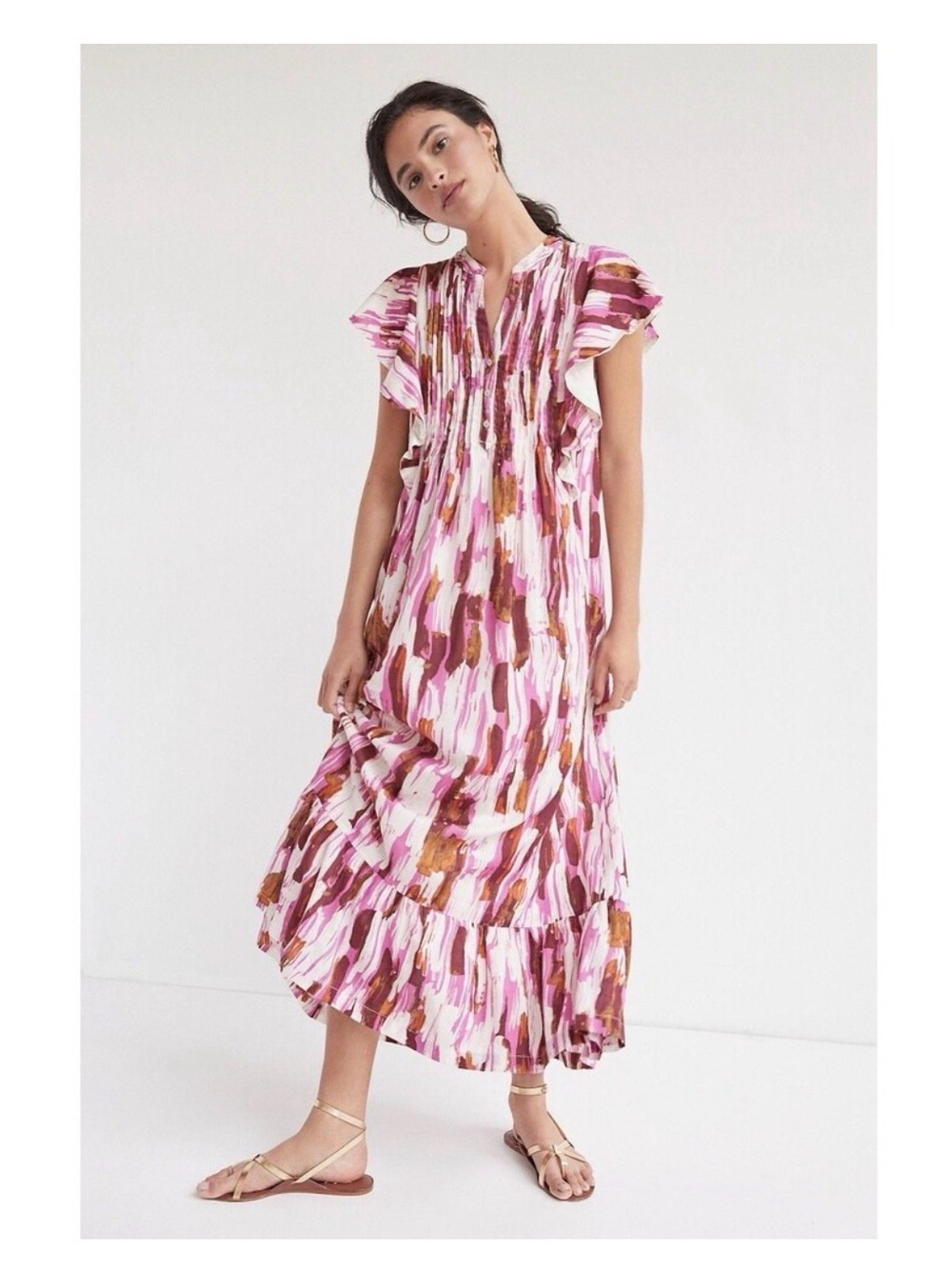 Anthropologie Cassandra Maxi dress, size Small
